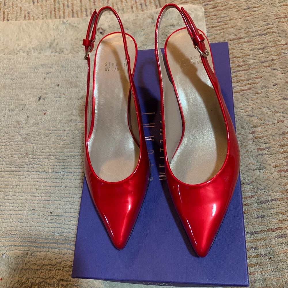 Stuart Weitzman Red Quasar Pococsling M6.5